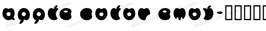 apple color emoj字体转换